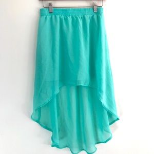 Spring Turquoise Skirt